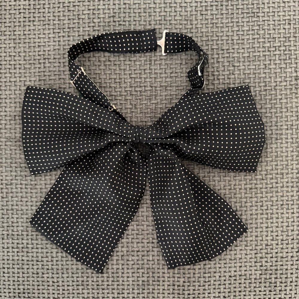 Oxford Neck Bow Loft Oxford Maxamalist Bowknot Dark Academia Adjustable Bow Tie